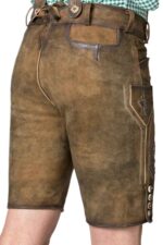 Authentic German Men's Leon Lederhosen Shorts