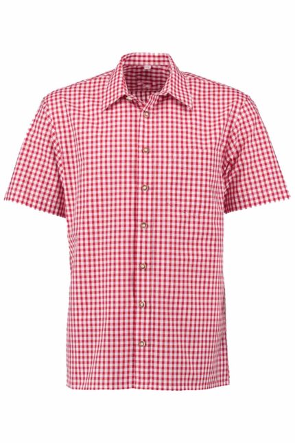 Alpine Gingham Trachten Shirt