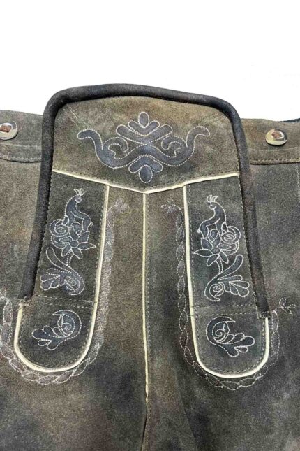 Authentic Bayerischer Wald German Lederhosen Shorts