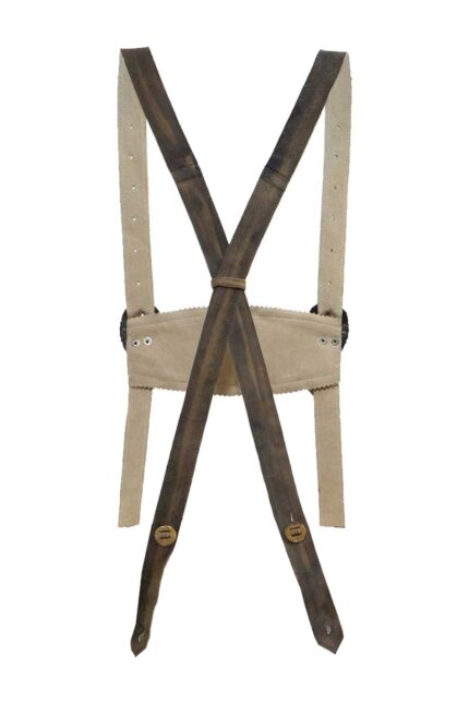 Brown Lederhosen Suspender