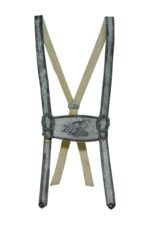 Grey Bavarian Lederhosen Suspender